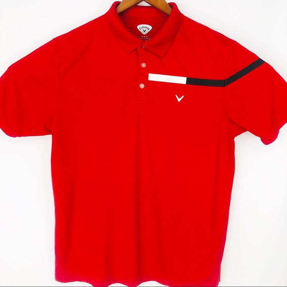 Callaway Other - Mens Callaway red XL/TG short sleeve polo